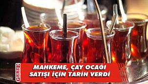 Gölcük'te çay ocağı mahkemeden satılık