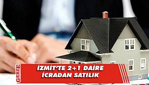 İzmit Arızlı'da 2+1 daire icradan satılık