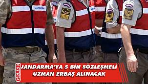 Jandarma Genel Komutanlığı 5 bin uzman erbaş alacak