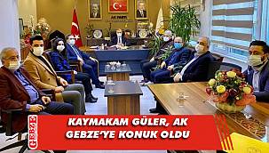 Kaymakam Güler, AK Parti Gebze'ye gitti