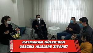 Kaymakam Güler'den 'Gönülden Gönüle' ziyaretler