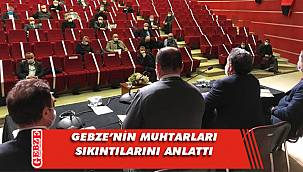 Kaymakam Güler, muhtarlarla bir araya geldi