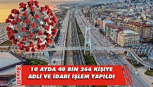 Kocaeli Valiliği, 10 aylık COVİD-19 bilançosunu açıkladı