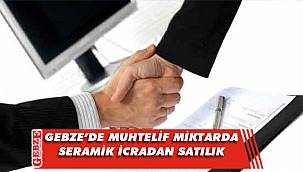 Muhtelif adet ve çeşitlilikte seramik icradan satılıktır
