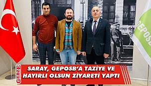 Saray, GEPOSB ailesinin acısını paylaştı