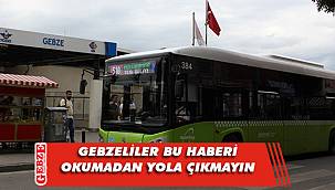 425 nolu hatta güzergah değişikliği