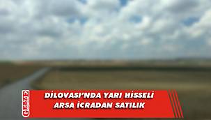 631 metrekare yarı hisseli arsa icradan satılık