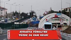 Avrasya Tüneli geçiş ücretine zam