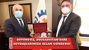 Başkan Büyükgöz'e Bulgaristan'dan misafir geldi