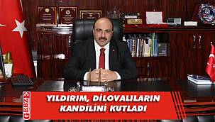 Başkan Yıldırım'dan Regaip Kandili mesajı