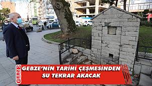 Büyükgöz, Çınaraltı Çeşmesi'ni inceledi