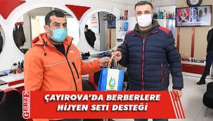 Çayırova Belediyesi berber esnafını unutmuyor