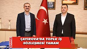 Çayırova'da anlaşma sağlandı