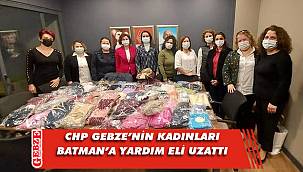 CHP'li kadınlardan Batman'a yardım eli