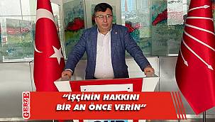 CHP'li Soyluçiçek'ten çağrı var