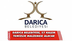 Darıca Belediyesi, temizlik malzemesi alacak