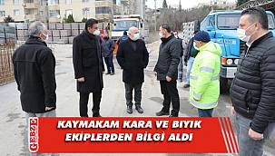 Darıca'da ekipler kar teyakkuzunda