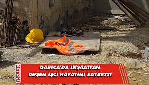 Darıca'da iş kazası ölümü beraberinde getirdi