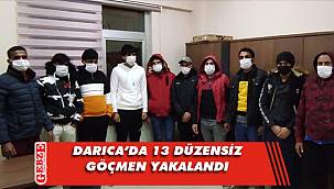 Darıca'da kaçak göçmen operasyonu