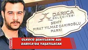 Darıca'da ülkücü şehitlerin adı ölümsüzleşti