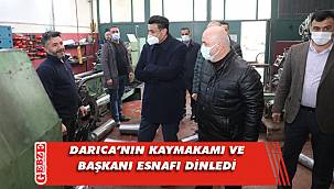 Darıca protokolünden esnaf turu