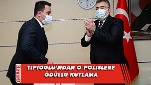 Darıcalı polislere Tipioğlu'ndan ödül