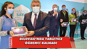 Dilovası’nda 8 bin tablet öğrencilerle dağıtıldı