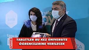 Dilovası'nda tablet dağıtımı devam ediyor