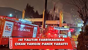 Dilovası'ndaki fabrikada çıkan yangın korkuttu