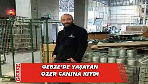 Gebze'de intihar vakası