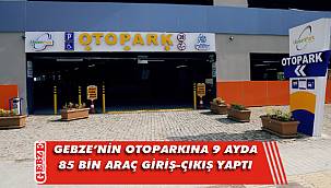 Gebze'nin modern otoparkı ilgi görüyor