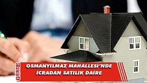 Gebze Osmanyılmaz’da 2+1 daire icradan satılık