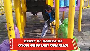 Gebze ve Darıca'da parklar onarımdan geçti