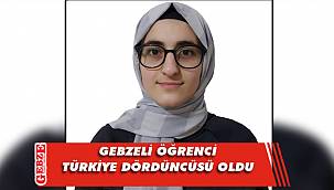 Gebzeli Şevval Tekir, Türkiye dördüncüsü oldu
