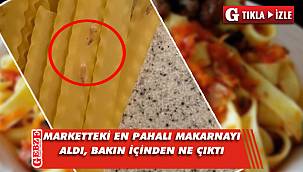 Gebzeli vatandaşın makarna paketinden çıkan kötü sürpriz