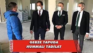 Güler, o müdürlükteki tadilat çalışmalarını inceledi