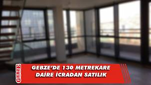 Güzeller’de 130 metrekare dubleks daire icradan satılık