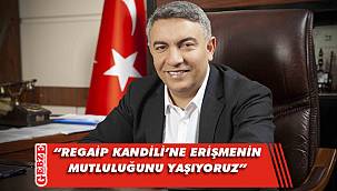 Hamza Şayir, Regaip Kandili'ni kutladı