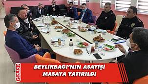 İlçe asayiş koordinasyon toplantısı Beylikbağı'nda yapıldı