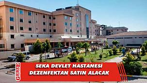 İzmit SEKA Devlet Hastanesi, dezenfektan satın alacak