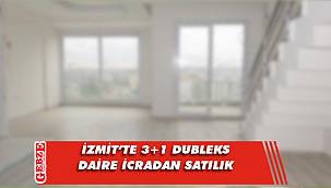 İzmit’te 114 metrekare dubleks daire icradan satılık