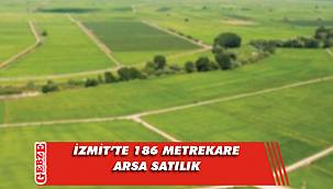 İzmit’te 186 metrekare arsa icradan satılık