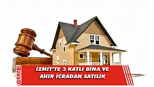 İzmit’te 3 katlı bina ve ahır icradan satılık