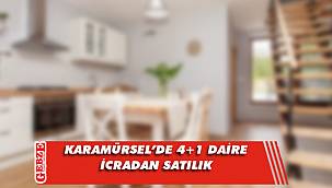 Karamürsel'de 4+1 daire icradan satılık