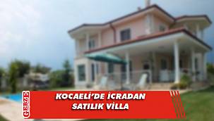 Kartepe Maşukiye’de 3+1 villa icradan satılık