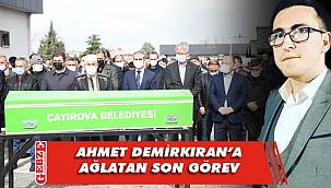 Kazada ölen genç, toprağa verildi