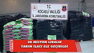 Kocaeli jandarmasından büyük operasyon