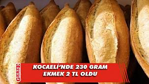 Kocaeli'nde ekmeğe zam geldi
