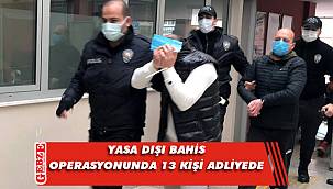 Kocaeli'nde yasa dışı bahis operasyonu