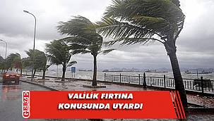 Kocaeli Valiliği’nden bir fırtına uyarısı daha